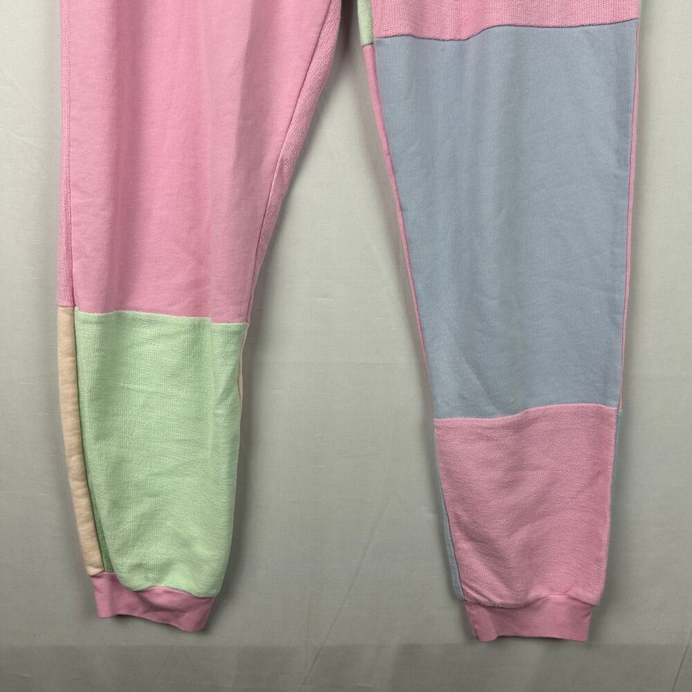 Loveshackfancy Patchwork Jogger Sweatpants Elasti… - image 3